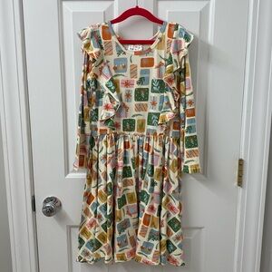 DDS Ruffle Holiday Dress